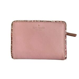 Kate Spade Seton Drive Tellie Glitter Trim Wallet